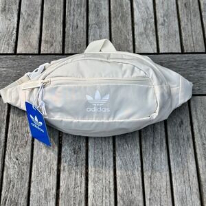New Adidas Originals For All Waist Belt Pack Bag Fanny Beige Tan Cream New